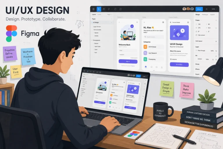 UI UX Figma internship at BranZo Techno Solution